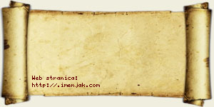 Minja Jakupi vizit kartica